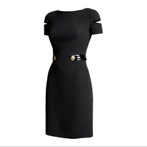 Versace for H&M Black Button Dress - Picture 2 of 6
